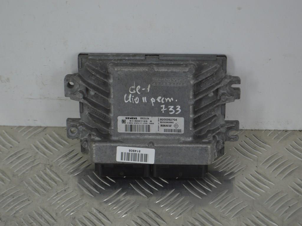 Блок управления двигателем Renault Clio 2 (1998-2005) 8200392704, 8200392680, S118301123A