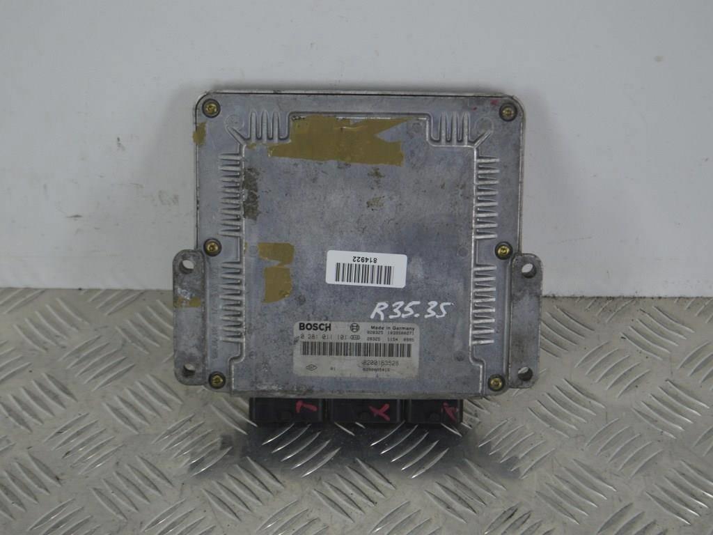 Блок управления двигателем Renault Laguna 2 (2001-2007) 8200163528, 8200095416, 0281011101