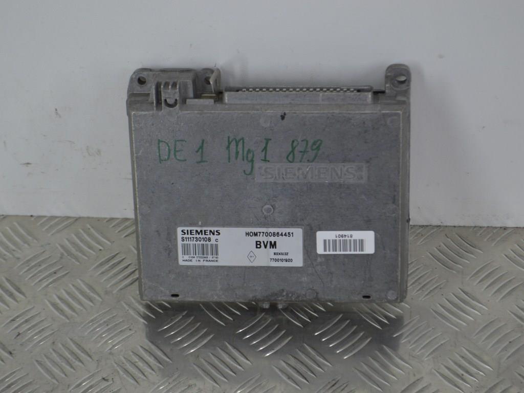 Блок управления двигателем Renault Megane 1 (1996-2002) 7700864451, 7700101920, S111730108C