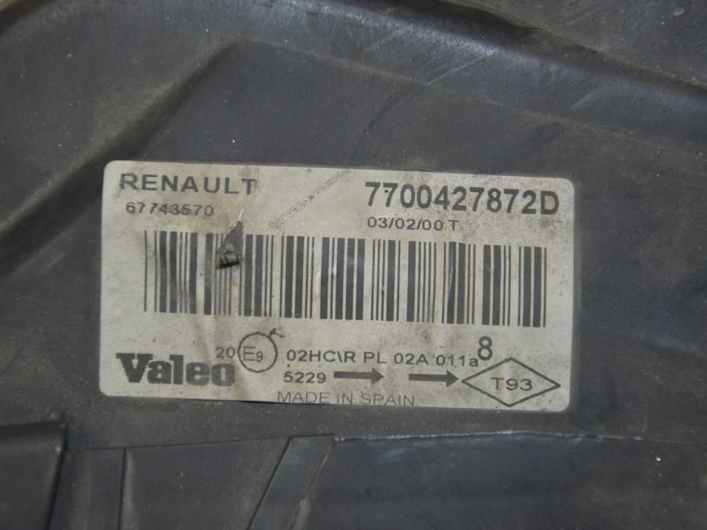 Фара левая Renault Megane 1 (1996-2002) 7700427872