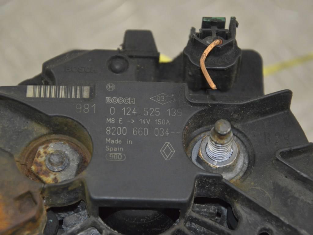 Генератор Renault Kangoo 2 (2007-2019) 8200660034, 0124525139