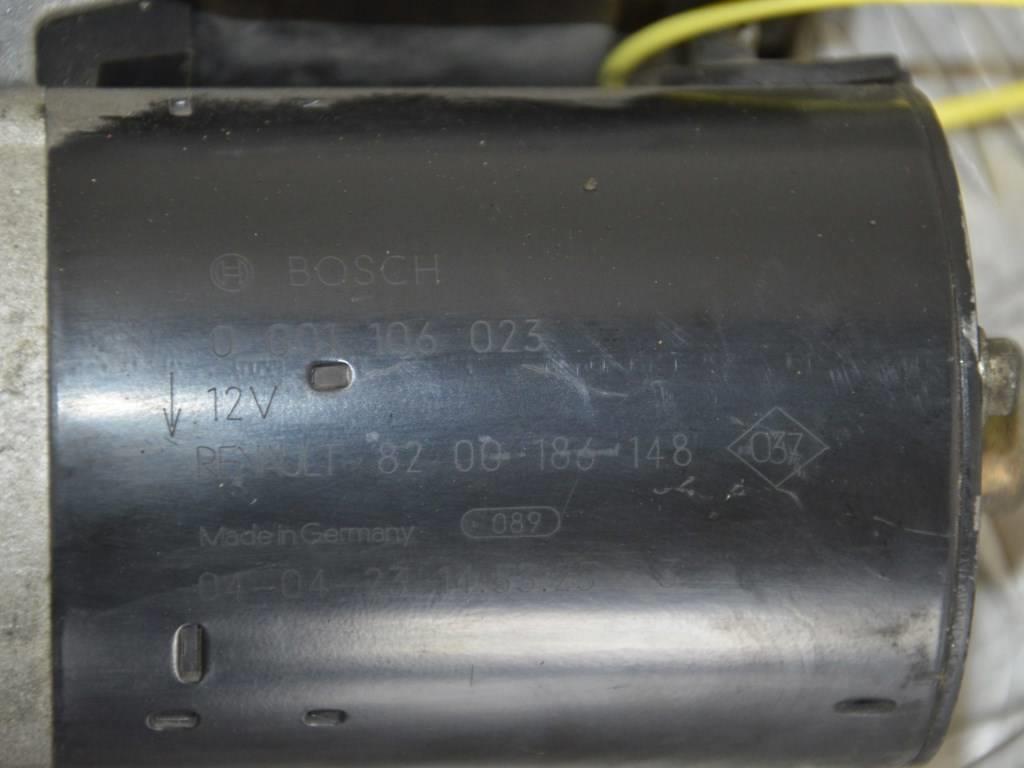 Стартер Renault Laguna 2 (2001-2007) 8200186148, 0001106023