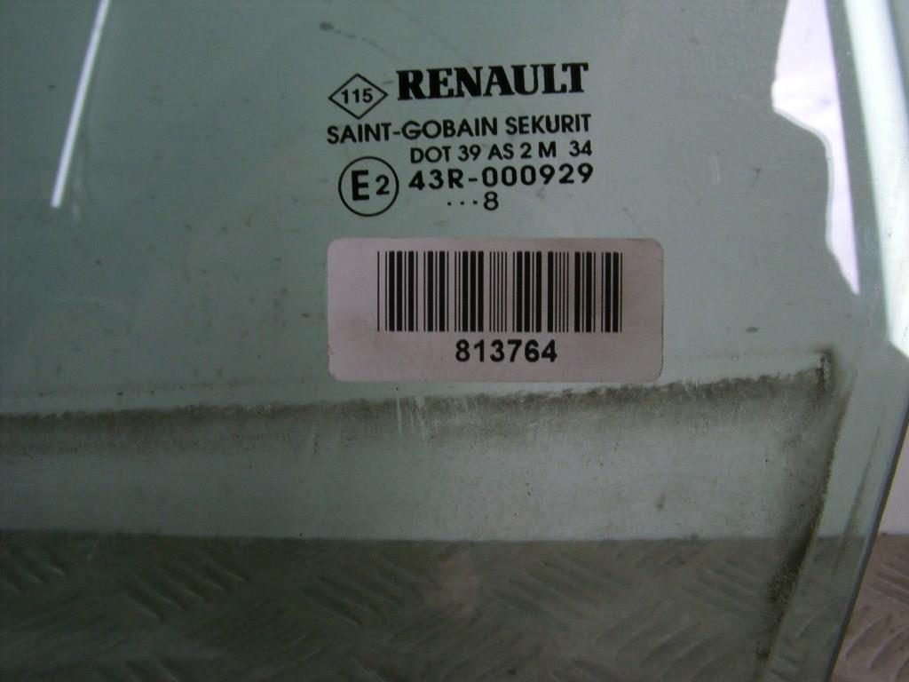 Стекло двери передней левой Renault Megane 2 (2002-2008)