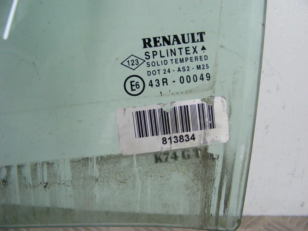 Стекло двери задней левой Renault Laguna 2 (2001-2007)